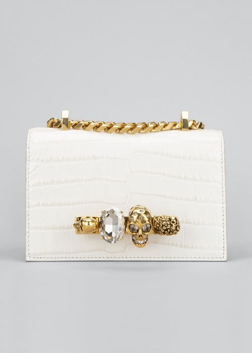 Mini Jeweled Satchel Bag