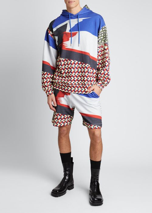 Men's Haxel Multi-Pattern Pullover Hoodie