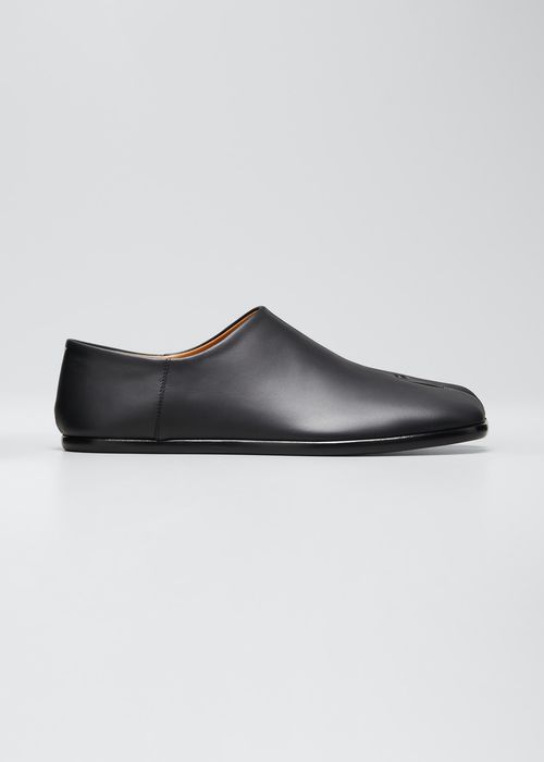 Men's Tabi Split-Toe Leather Loafers
