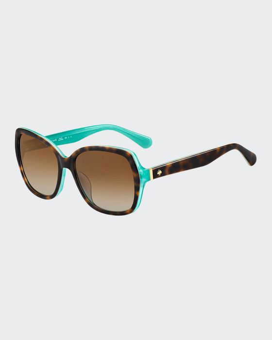 karalyns square two-tone sunglasses