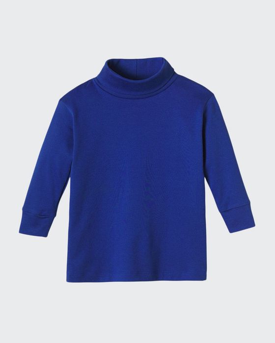 Boy's Patrick Long-Sleeve Turtleneck Shirt, Size 2-10