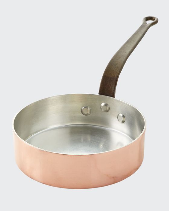Solid Copper Tin-Lined Saute Pan