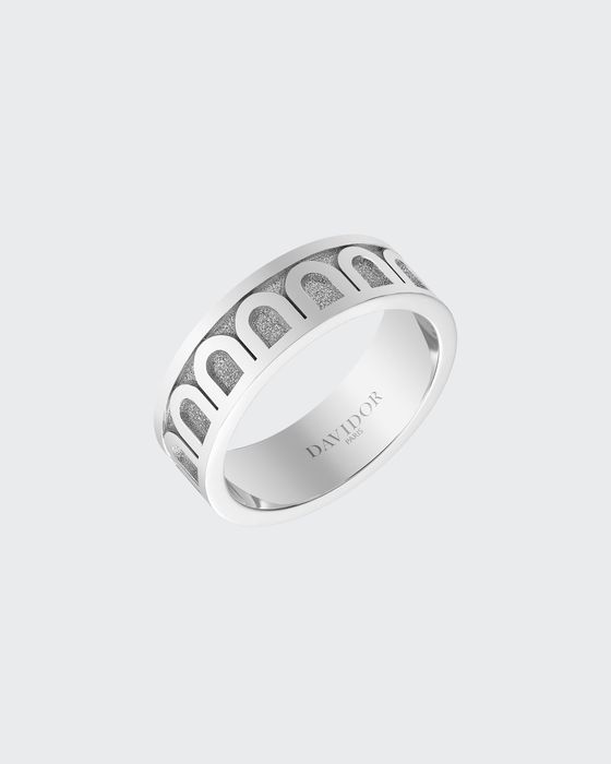 L'Arc de Davidor 18k White Gold Ring - Med. Model, Sz. 6