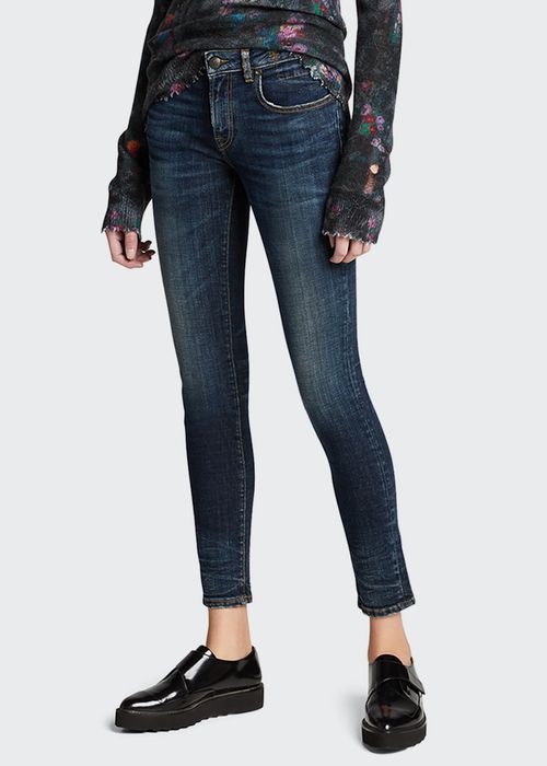 Kate Mid-Rise Skinny Ankle Jeans