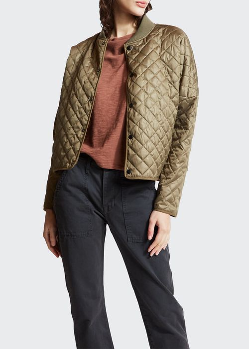 Mo Cropped Quilted Jacket