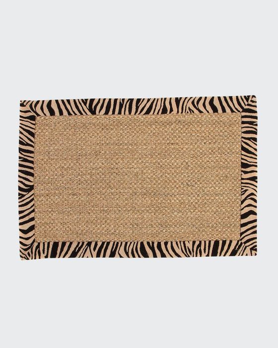 Zebra Sisal Rug, 2' x 3'