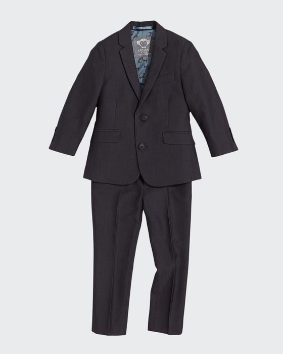 Boys' Two-Piece Mod Suit, Vintage Black, 2T-14