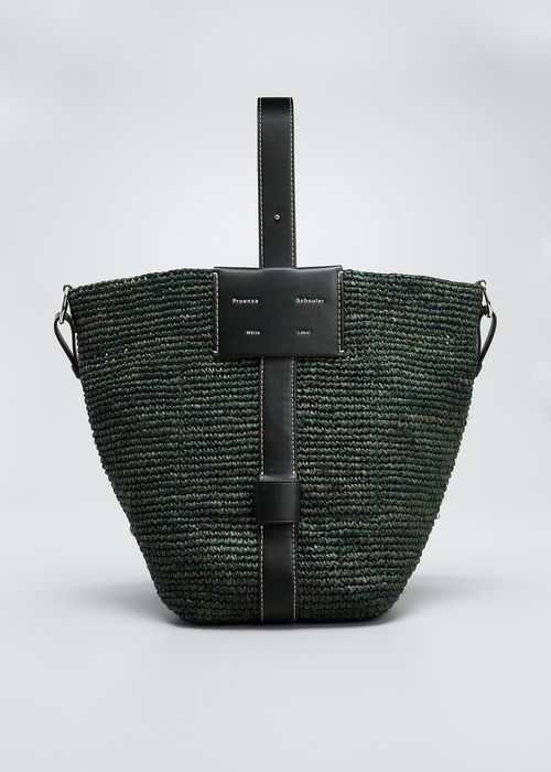 Sullivan Raffia Shoulder Bag