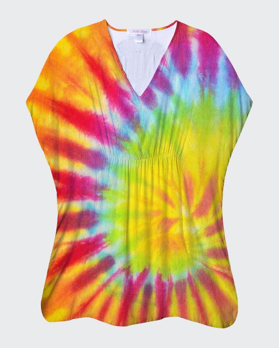 Girl's Tie Dye Cover Up, Size 2-14