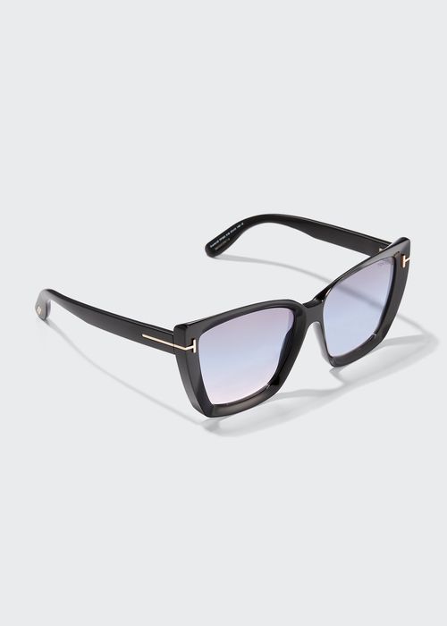 Scarlet Square Injection Plastic Sunglasses