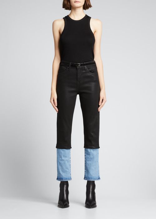 River High-Rise Straight Jeans