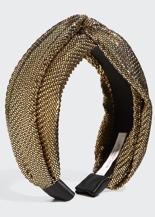 Goldie Metallic Twist Jersey Headband