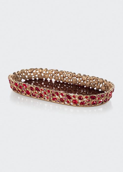 Ruby Bejeweled Tray