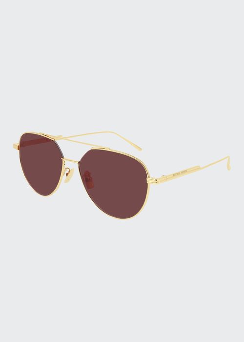 Metal Aviator Sunglasses