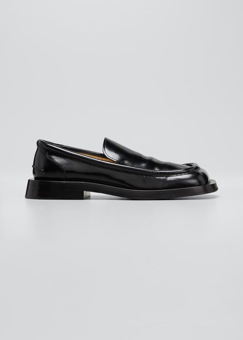 Calfskin Square-Toe Loafers
