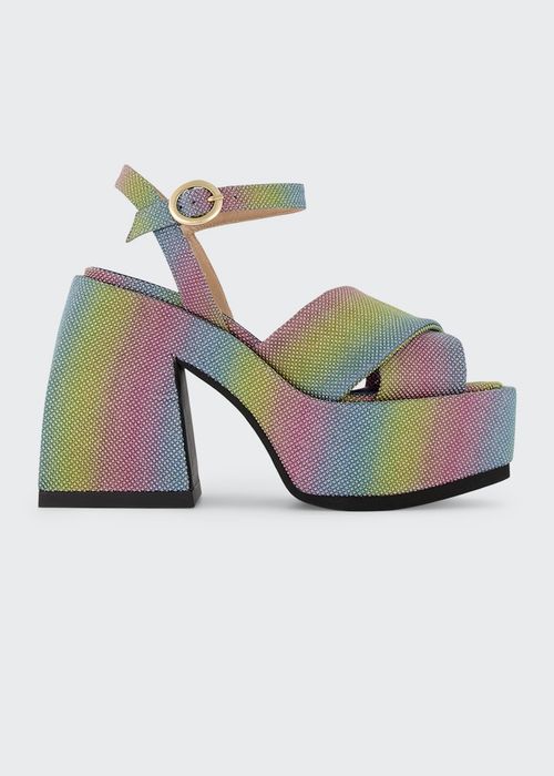 Bulla Joni Rainbow Platform Sandals