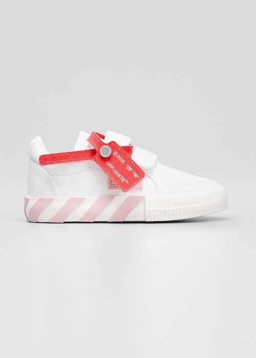 Girl's Arrow Canvas Grip-Strap Low-Top Sneakers, Toddler/Kids