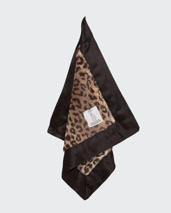Luxe Leopard Printed Plush Baby Blanket