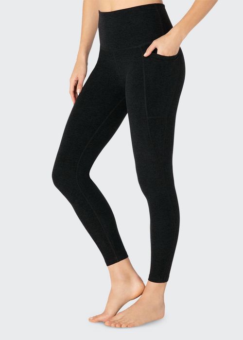 Out Of Pocket Space Dye High-Waist Mid Leggings