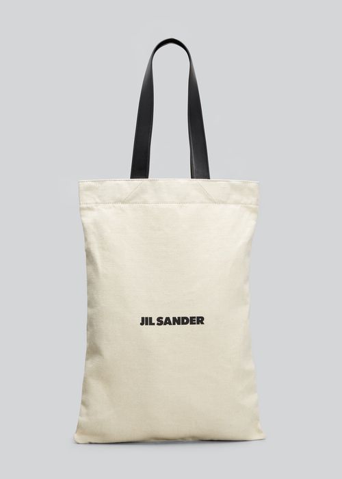 Grande Logo Flat Shopper Tote Bag