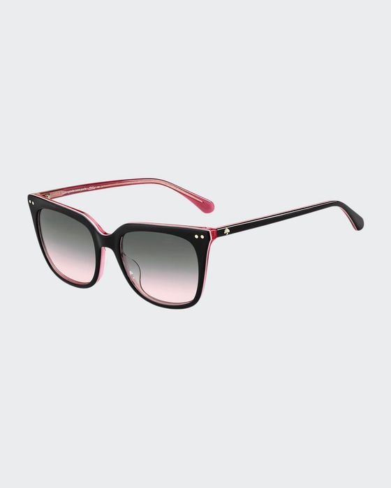 giana square acetate sunglasses