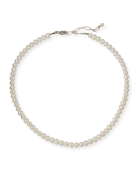 Girl's Classic Pearl Necklace