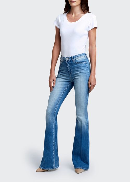 Bell High-Rise Flare Jeans
