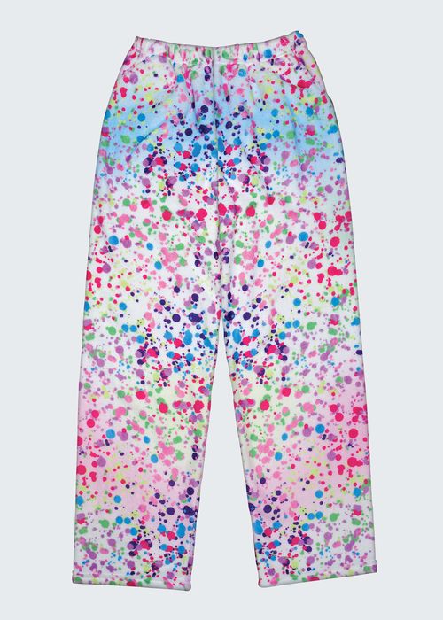 Girl's Confetti Plush Pants, Size XS-L