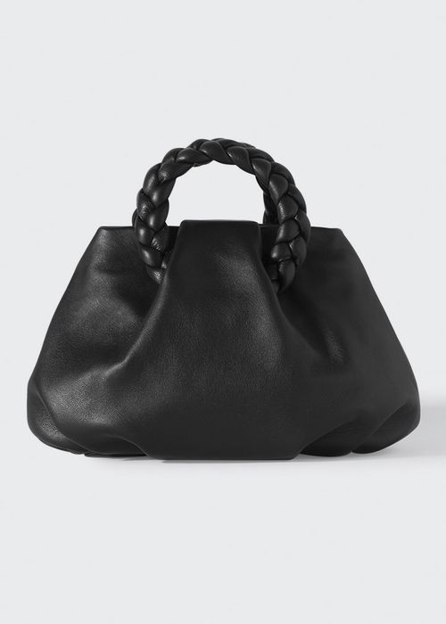 Bombon Leather Top Handle Bag