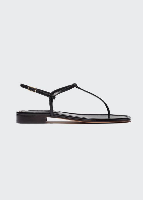 Cecilia Leather Thong Sandals