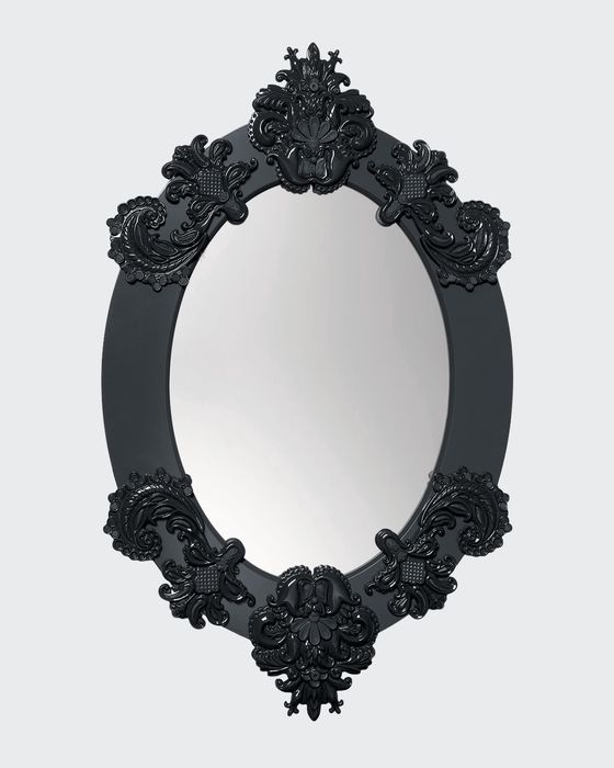 Framed Oval Mirror