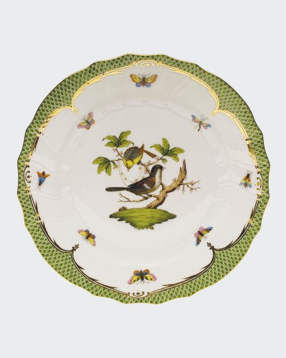 Rothschild Bird Green Border Dinner Plate #1