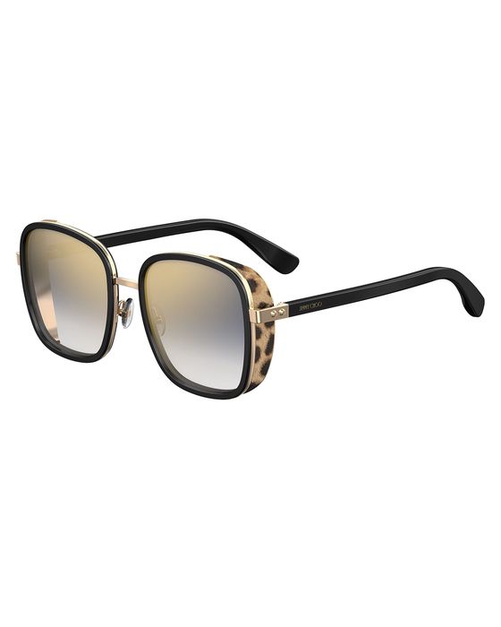 Elvas Mirrored Square Sunglasses