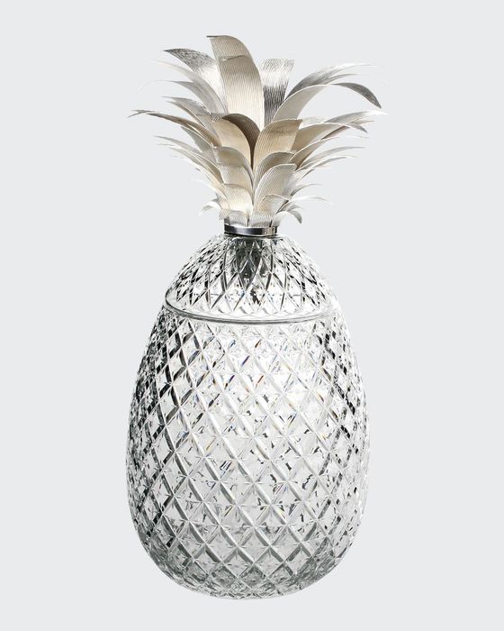Isadora 26" Silver Pineapple Centerpiece