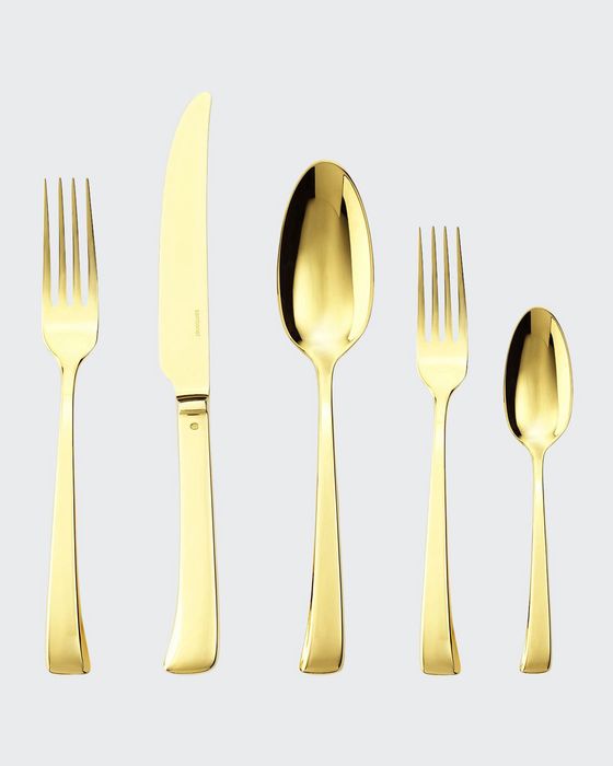 Imagine Gold 5-Piece Flatware Place Setting