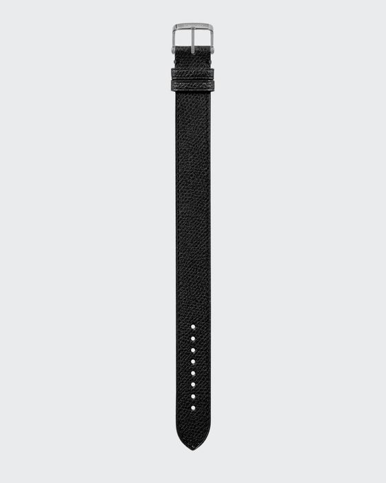 Medium Pebble Grain Leather Strap