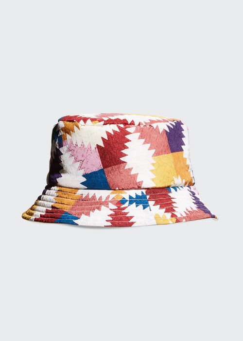 Haley Multicolor Patchwork Bucket Hat