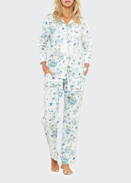 Emma Printed Cotton Pajama Set