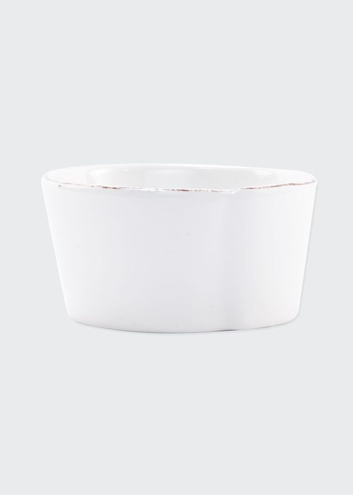 Melamine Lastra Condiment Bowl, White