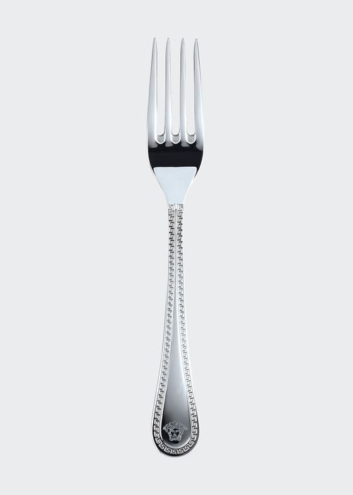 Versace Greca Stainless Steel Dessert Fork