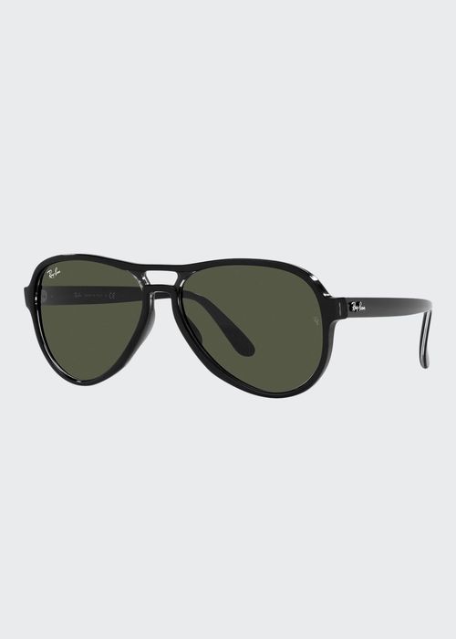 Men's Double-Bridge Aviator Sunglasses