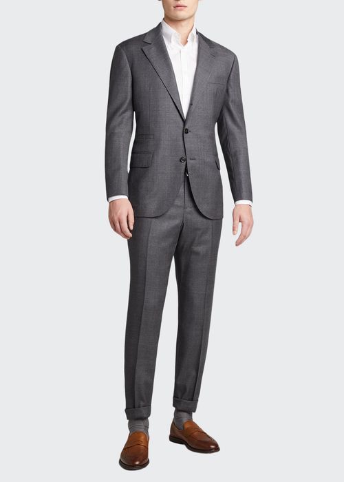 Men's 110s Wool Two-Piece Suit