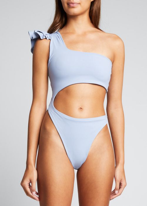Los Roques Ruffle One-Piece Swimsuit