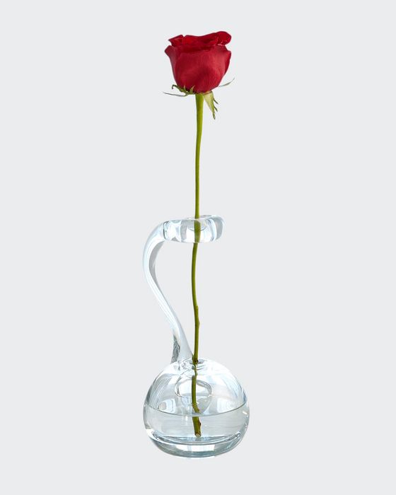Clear Ring Flower Vase