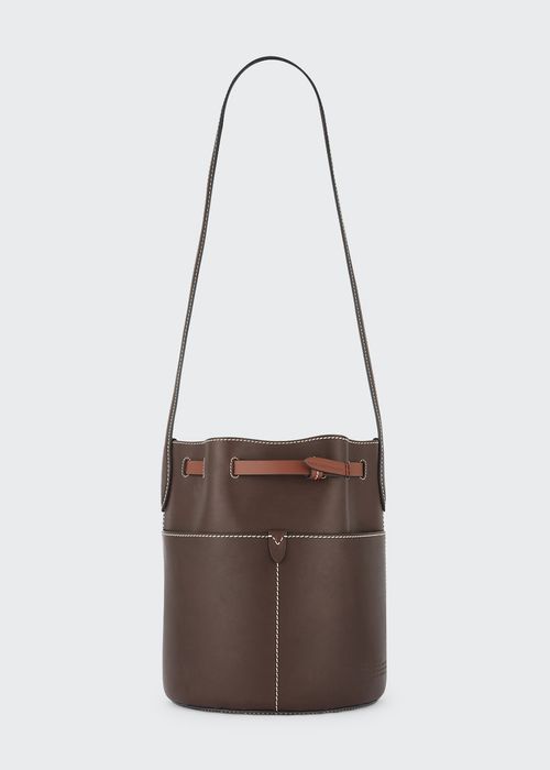 Return to Nature Small Leather Bucket Bag