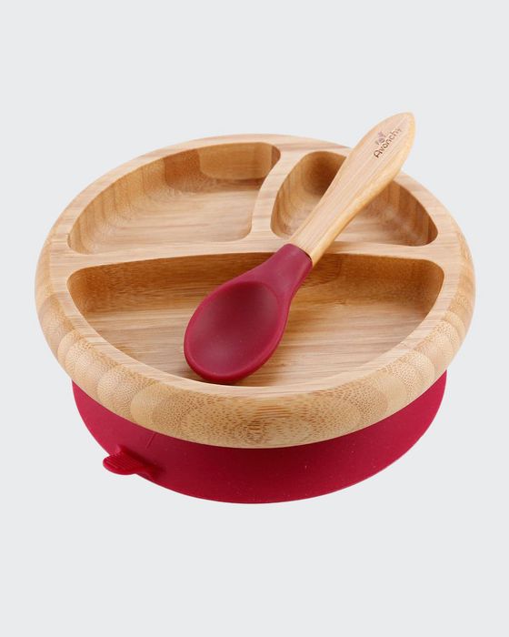 Baby's Bamboo Plate & Spoon Set