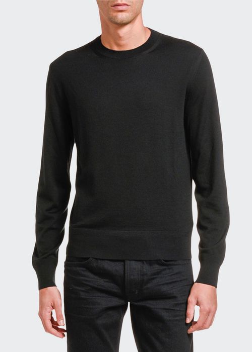 Men's Fine-Gauge Merino Crewneck Sweater