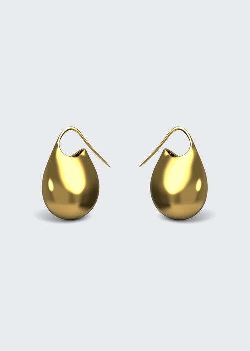 Jug Drops 18K Gold Vermeil Drop Earrings 1.5 Inch