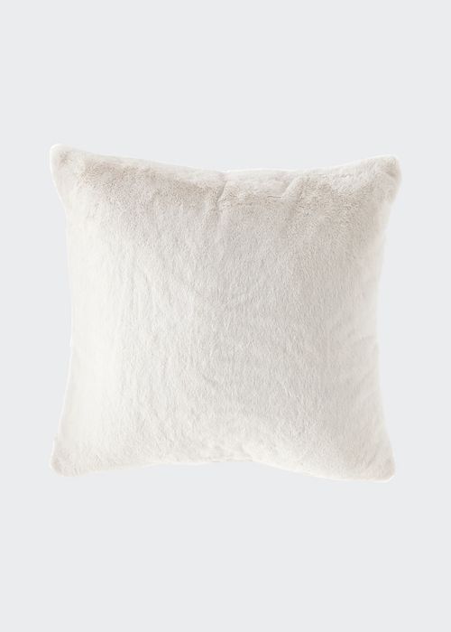 Faux Fur Reversible Pillow, 20"Sq.