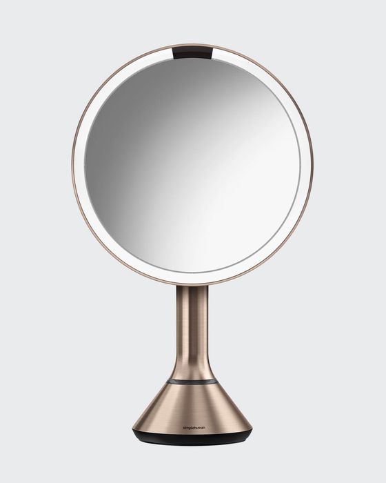 8&#148 Sensor Makeup Mirror with Brightness Control, Rose-Tone